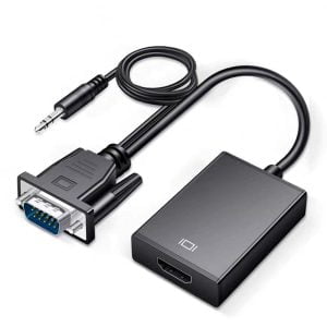 Convertidor Adaptador Señal Vga A Hdmi Ada Hdtv Video 1080p