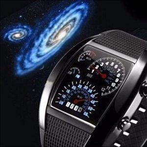 Reloj Digital Hombre Led Deportivo Negro Turbo Resistente