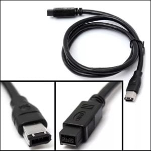 Cable Convertidor Adaptador Firewire 800 A 400 9 A 6 Pines