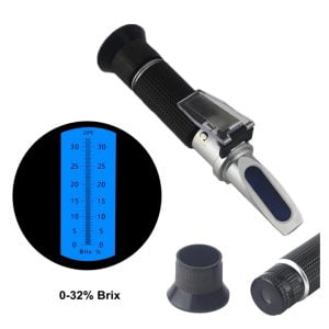 Refractometro De Liquidos De 0 Al 32 % Azucar Frutas Brix