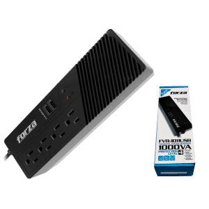 Regulador De Voltaje Forza Fvr-1011 USB 1000va 500w Tv Pc Radio