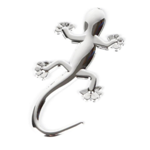 Emblema Logo Lagarto Cromado 3m Tuning Plateado