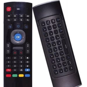 Air Mouse Con Teclado Retroiluminado Control Voz Tv Android
