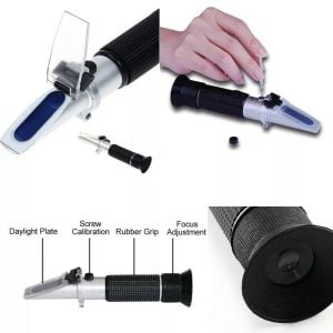 Refractometro De Liquidos De 58 Al 92 % Azucar Frutas Brix