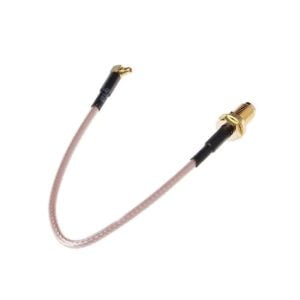 Cable Rp-sma Hembra A Mmcx Macho Angulo Recto 15cm Rg316