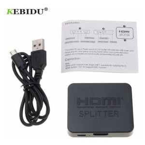 Splitter Hdmi 1 X 2 1x2 4k 3d Full Hd Hdtv Ps3 1080p