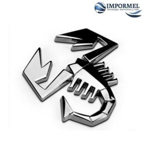 Emblema Logo escorpion Cromado scorpion Tuning Plateado