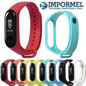 Correa Silicona Repuesto Reemplazo Para Xiaomi Mi Band 3