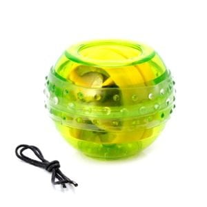 Ejercitador Mano Bola Led Giroscopio Muñeca Fuerza Ejercicio