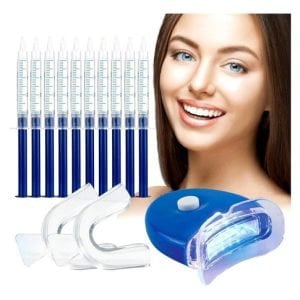 Kit Blanqueador Dental Led Fda 10 Jeringas Con Gel