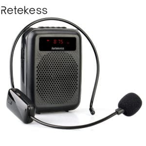 Micrófono Inalámbrico Altavoz Portátil Amplificador Voz Fm