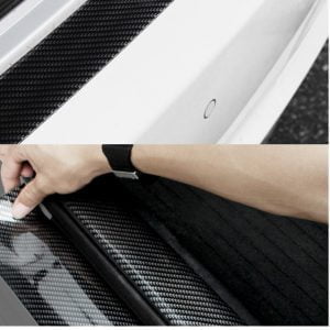 Protector Fibra De Carbon Sticker Resistente Guarda Auto