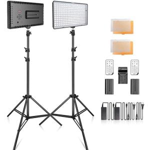 Kit Fotografia Luces 240 Led Estudio Luz Dimeramizable 3200k