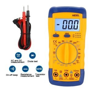 Multímetro Digital Completo Dc Ac Voltaje Diodo Frecuencia