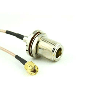 Conector Rp-sma Macho A N Hembra Cable Rg316 20cm Rf