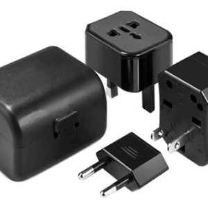 Adaptador Universal De Enchufle Para Viajes Us Eu Au Mundial