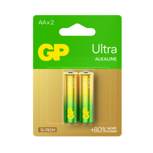 Pila Alcalina AA Ultra 1.5 V Voltios En Blister GP 2 UN