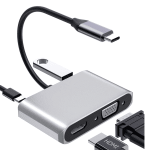 Adaptador Hdmi Vga Celular Usb C Samsung LG Macbook 4g Gb Hd