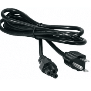 Cable De Poder Para Cargador De Laptop Tipo Trebol 1.8 m