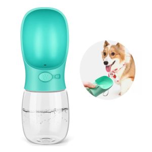 Botella Para Mascotas Tkm 350ml Portatil Bebedero Perro Gato
