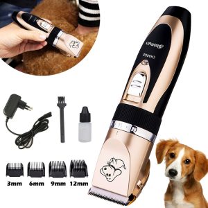 Set Completo Máquina Cortar Pelo Perro Silenciosa Recargable