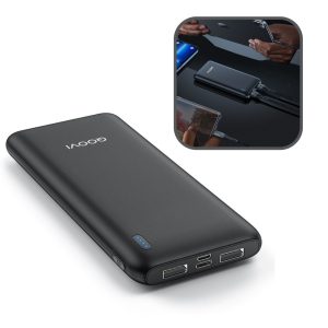 Power Bank 10000 Mah Ultra Fino Led iPhone Samsung