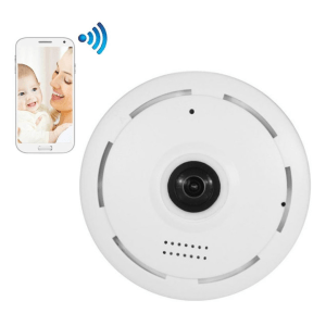 Cámara IP WiFi de 360 Grados Ojo de Pez HD 960P 2MP Panorámica