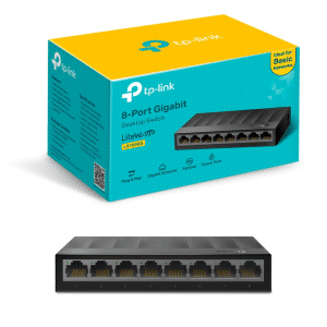 Switch Tp-link Ls1008g De 8 Puertos Gigabit 10/100/1000 Conmutador