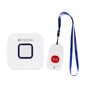 Timbre Inalambrico Portatil SOS Alarma Enfermera Ayuda Mayor