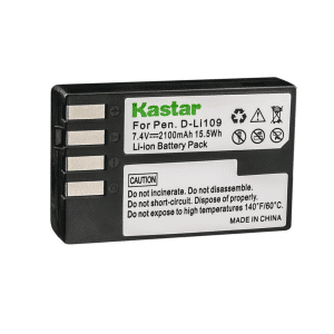 Bateria para Pentax D-Li109 D-BC109 Pentax K-50 K50