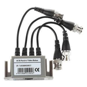 Adaptador Video Balun Pasivo 4 Bnc A Utp Rj45 DVR CCTV