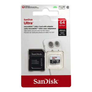Tarjeta De Memoria Micro Sandisk Ultra Con Adaptador Sd 64gb Original